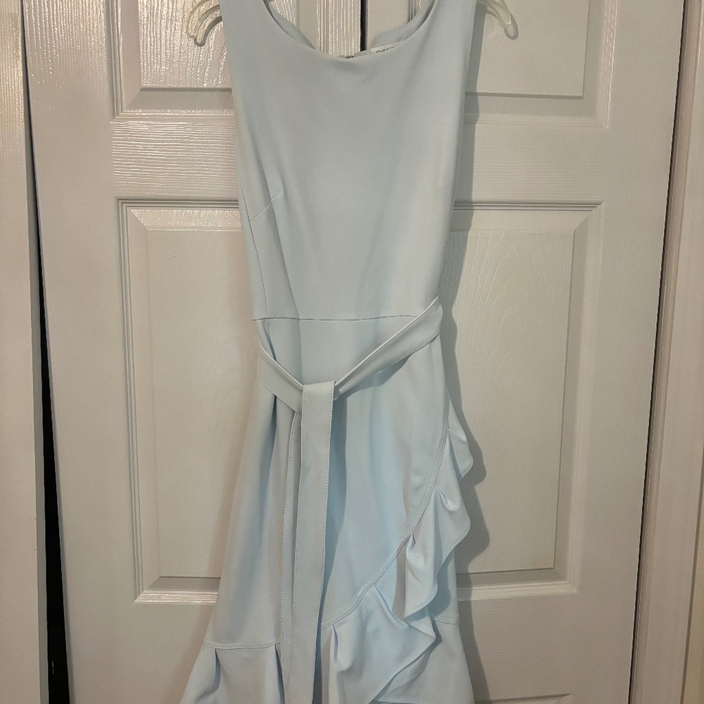 Calvin Klein US Size 14 Light Blue Dress